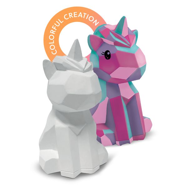 Unicorno 3d da colorare - CREA MANIA