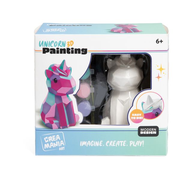 Unicorno 3d da colorare - CREA MANIA