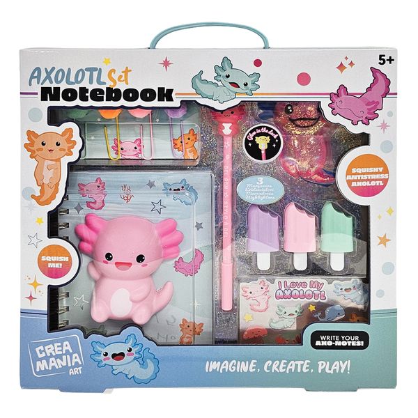 Stationery kawaii axolotl - CREA MANIA