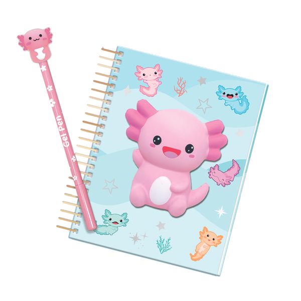 Stationery kawaii axolotl - CREA MANIA