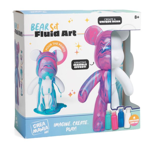 Orsetto fluid art - CREA MANIA