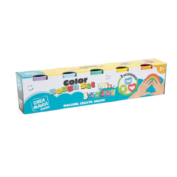 Pasta da modellare - 5 colori - CREA MANIA