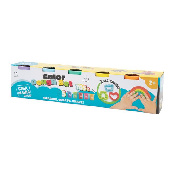 Pasta da modellare - 5 colori - CREA MANIA