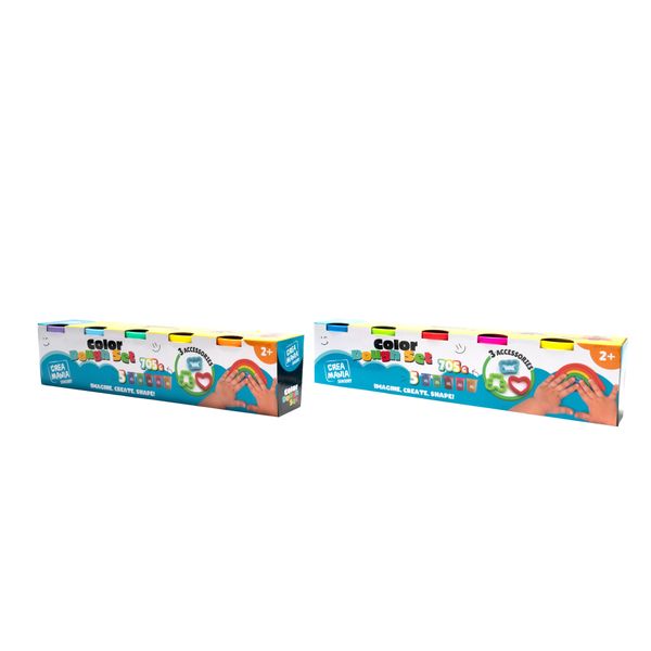 Pasta da modellare - 5 colori - CREA MANIA
