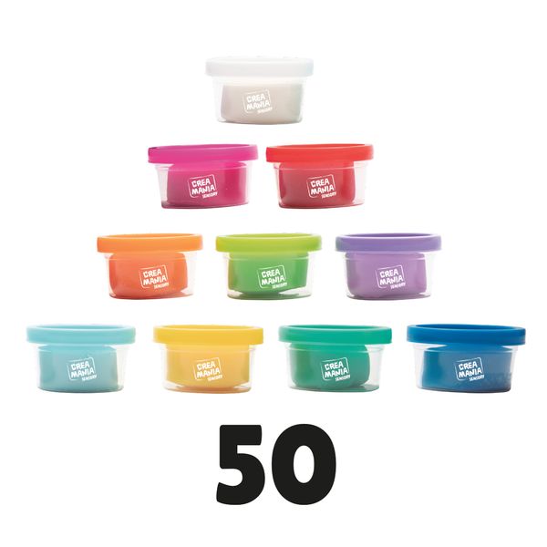 Mega set arcobaleno - pasta da modellare - CREA MANIA