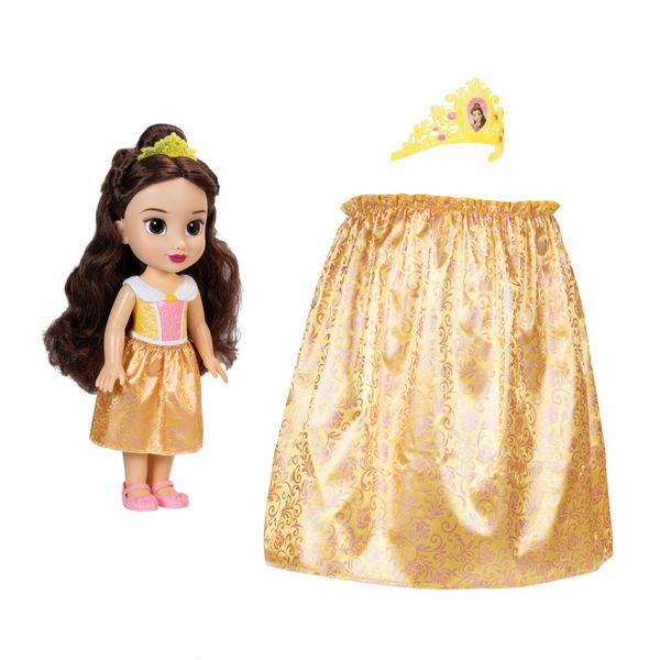 Bambola di belle con kit gonna e tiara per bambine - DISNEY PRINCESS