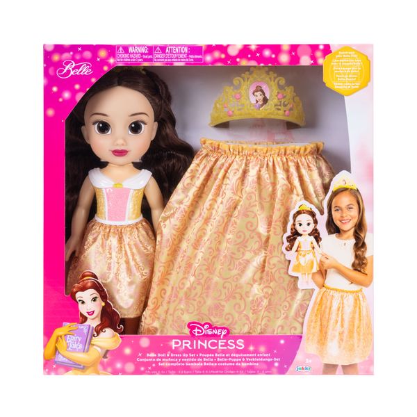 Bambola di belle con kit gonna e tiara per bambine - DISNEY PRINCESS