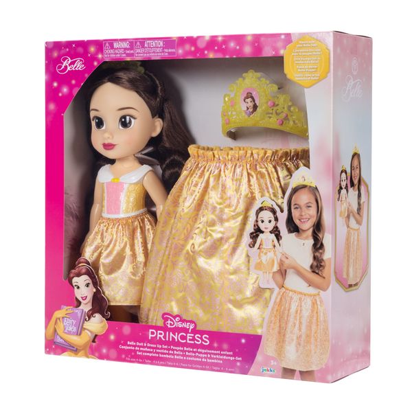 Bambola di belle con kit gonna e tiara per bambine - DISNEY PRINCESS