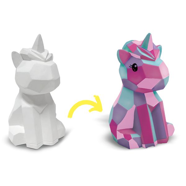 Unicorno 3d da colorare - CREA MANIA