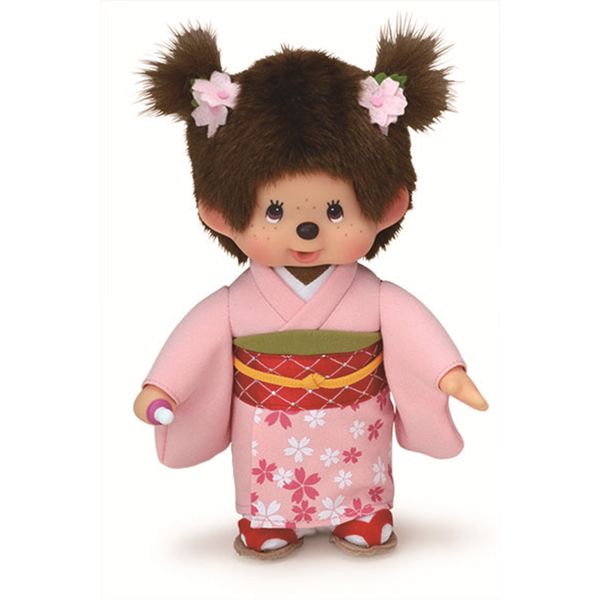 Monchhichi kimono rosa - MONCHHICHI
