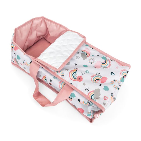 Carrozzina bambole 3in1 - collezione rainbow - LOVE BEBÈ