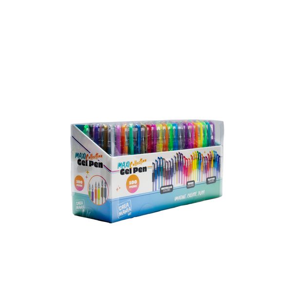 Maxi set di penne gel - 100 colori - CREA MANIA