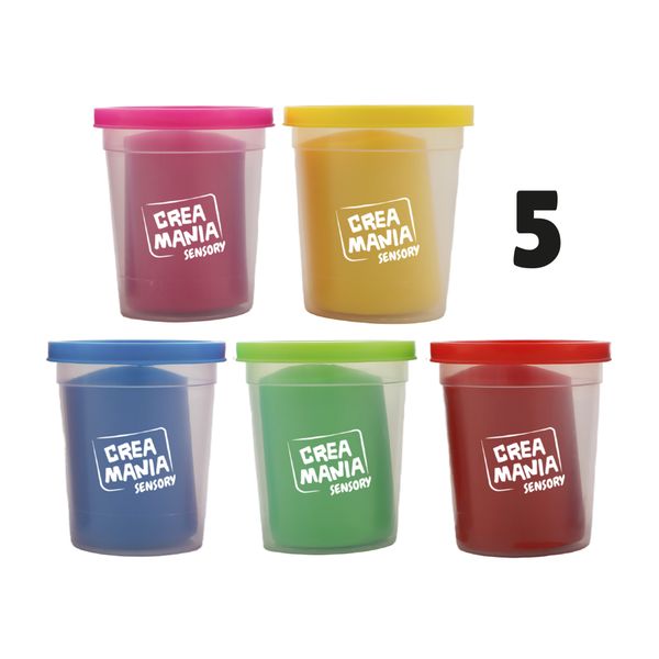 Pasta da modellare - 5 colori - CREA MANIA