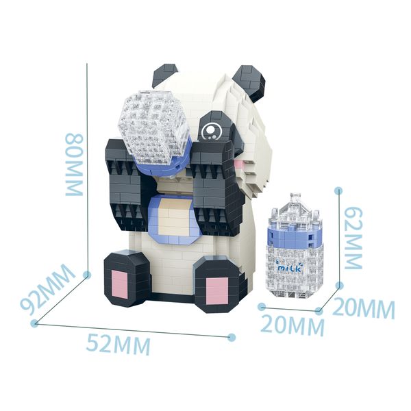 Crea bricks - baby panda - ZIG ZAG