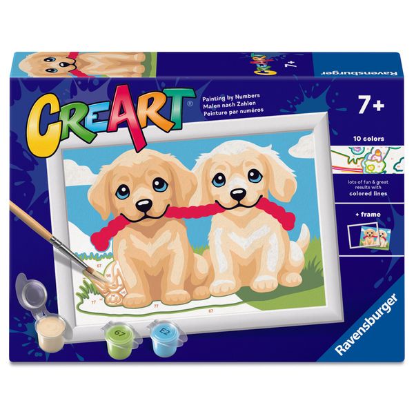 Ravensburger - creart playing puppies - CREART