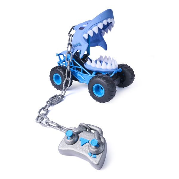 Monster jam, scala 1:15, chomping megalodon rc telecomandato interattivo 4+ - MONSTER JAM