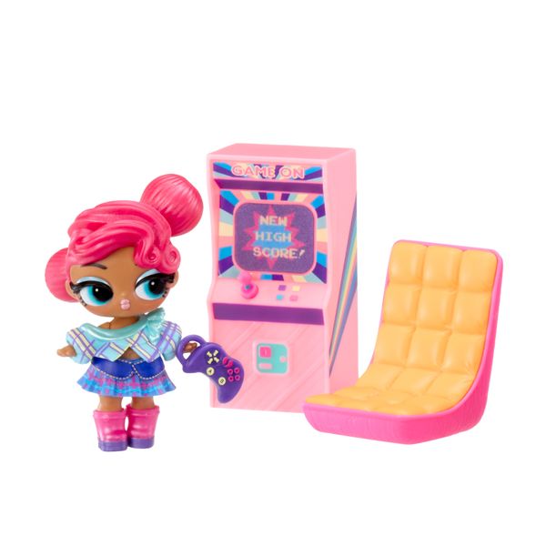 L.o.l. surprise! music festival furniture packs – set di mobili con bambolina esclusiva, 4 modelli da collezionare - LOL