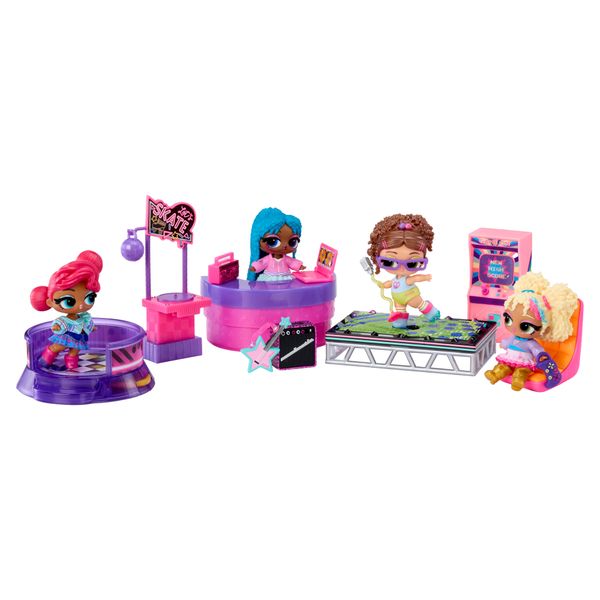 L.o.l. surprise! music festival furniture packs – set di mobili con bambolina esclusiva, 4 modelli da collezionare - LOL