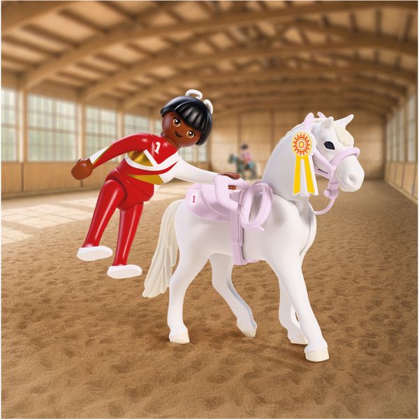Playmobil 72134 volteggio a cavallo - PLAYMOBIL : HORSES