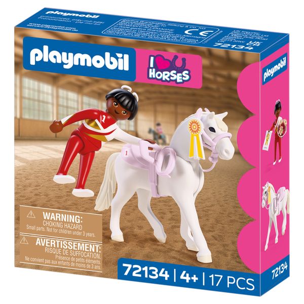 Playmobil 72134 volteggio a cavallo - PLAYMOBIL : HORSES