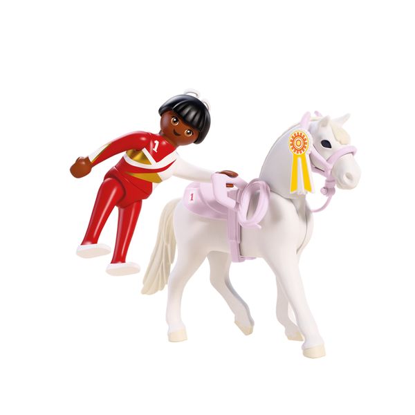 Playmobil 72134 volteggio a cavallo - PLAYMOBIL : HORSES