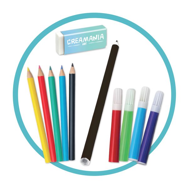 Valigetta deluxe in legno - 180 pz - CREA MANIA