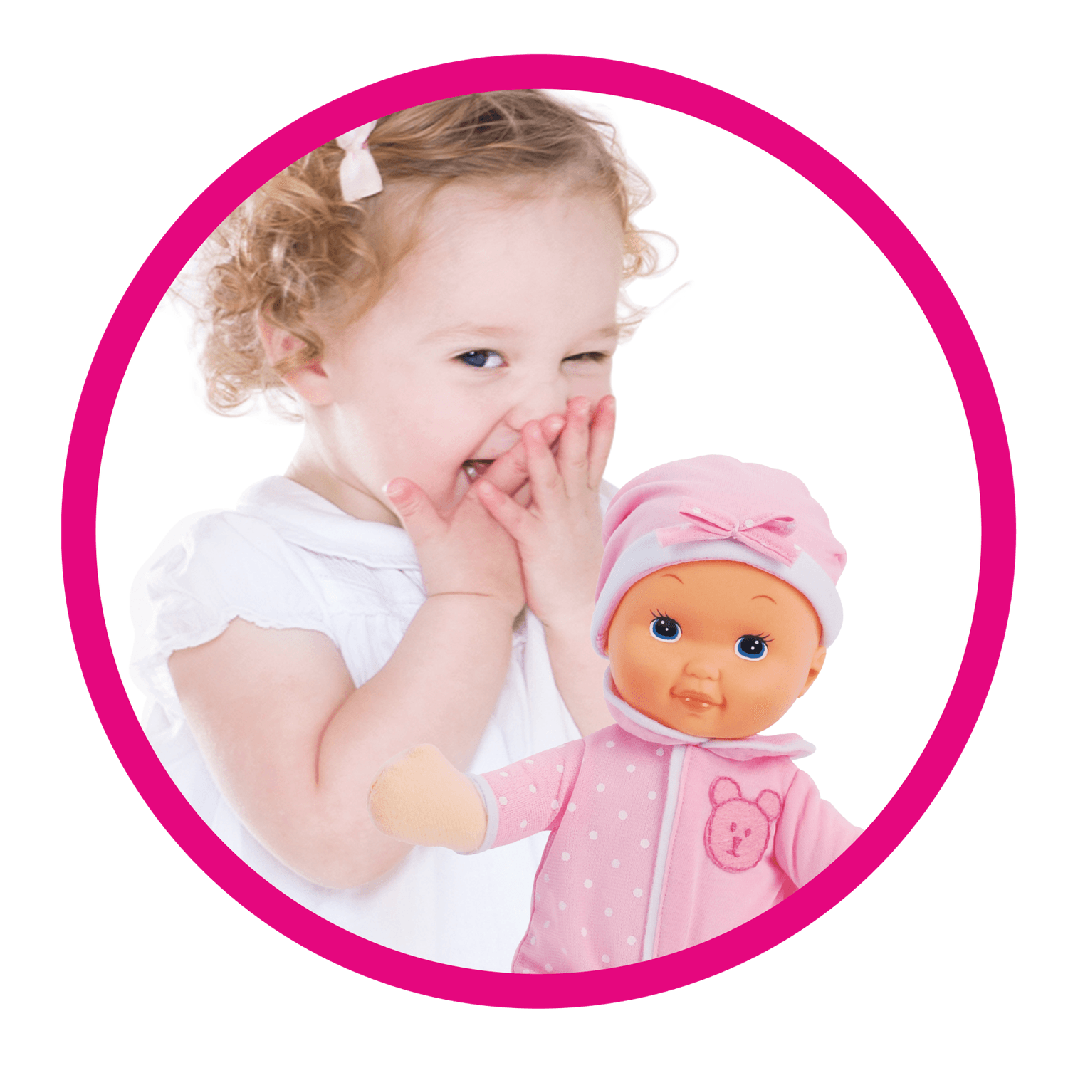 Passeggino in metallo con bambola soft - LOVE BEBÈ