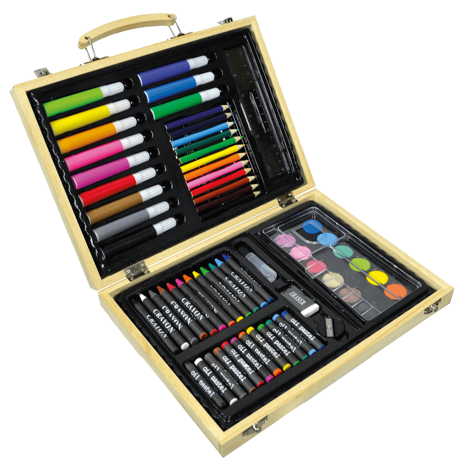 Valigetta in legno 67 pcs - CREA MANIA