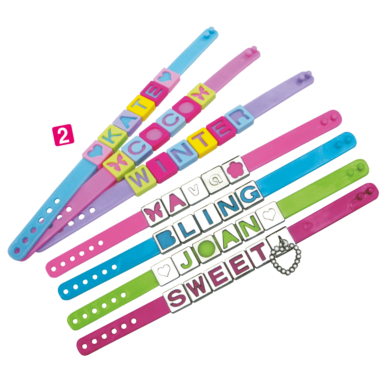 Creamania crea braccialetti lettere, numeri e decorazioni - CREA MANIA