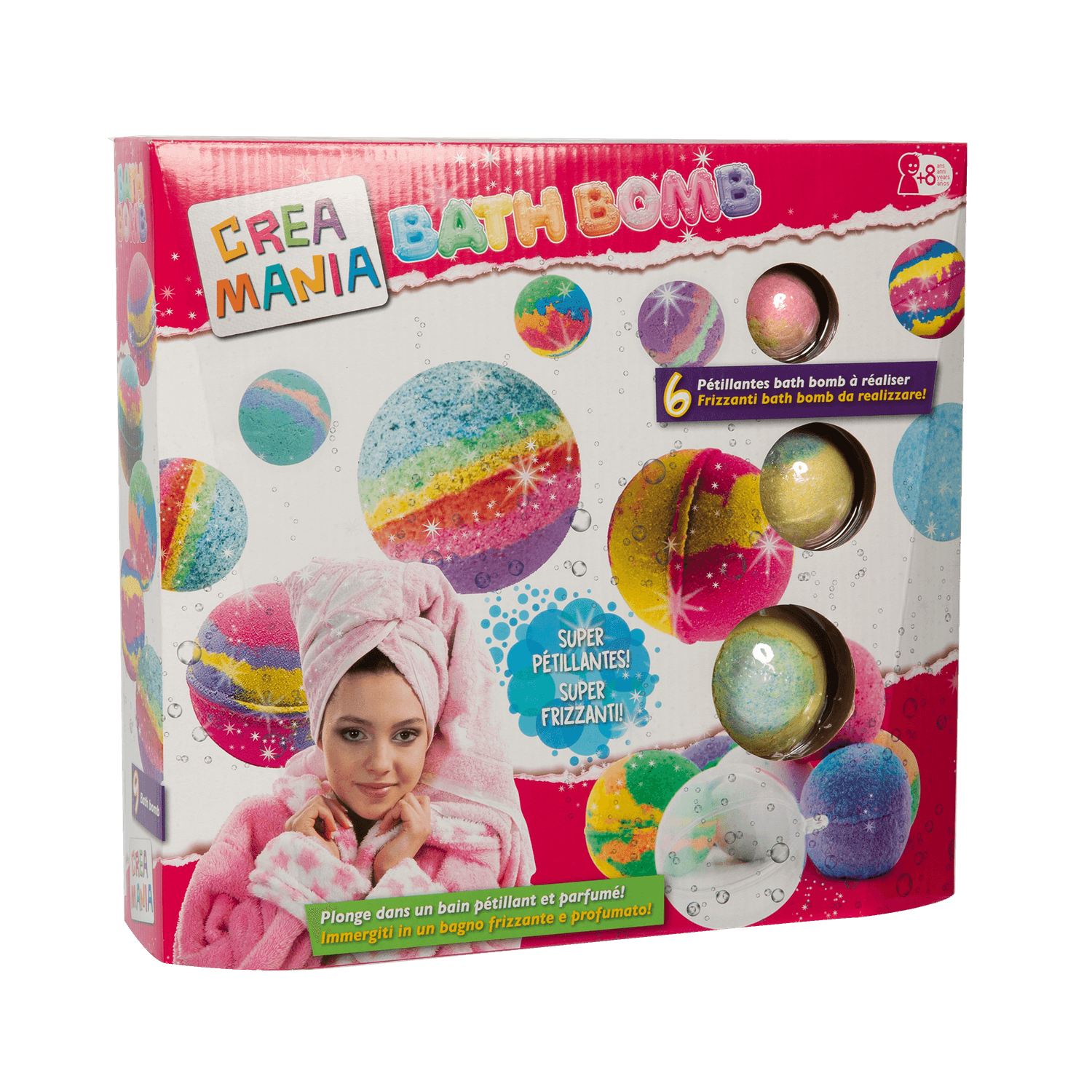 Set bath bomb - bombe da bagno effervescenti - CREA MANIA