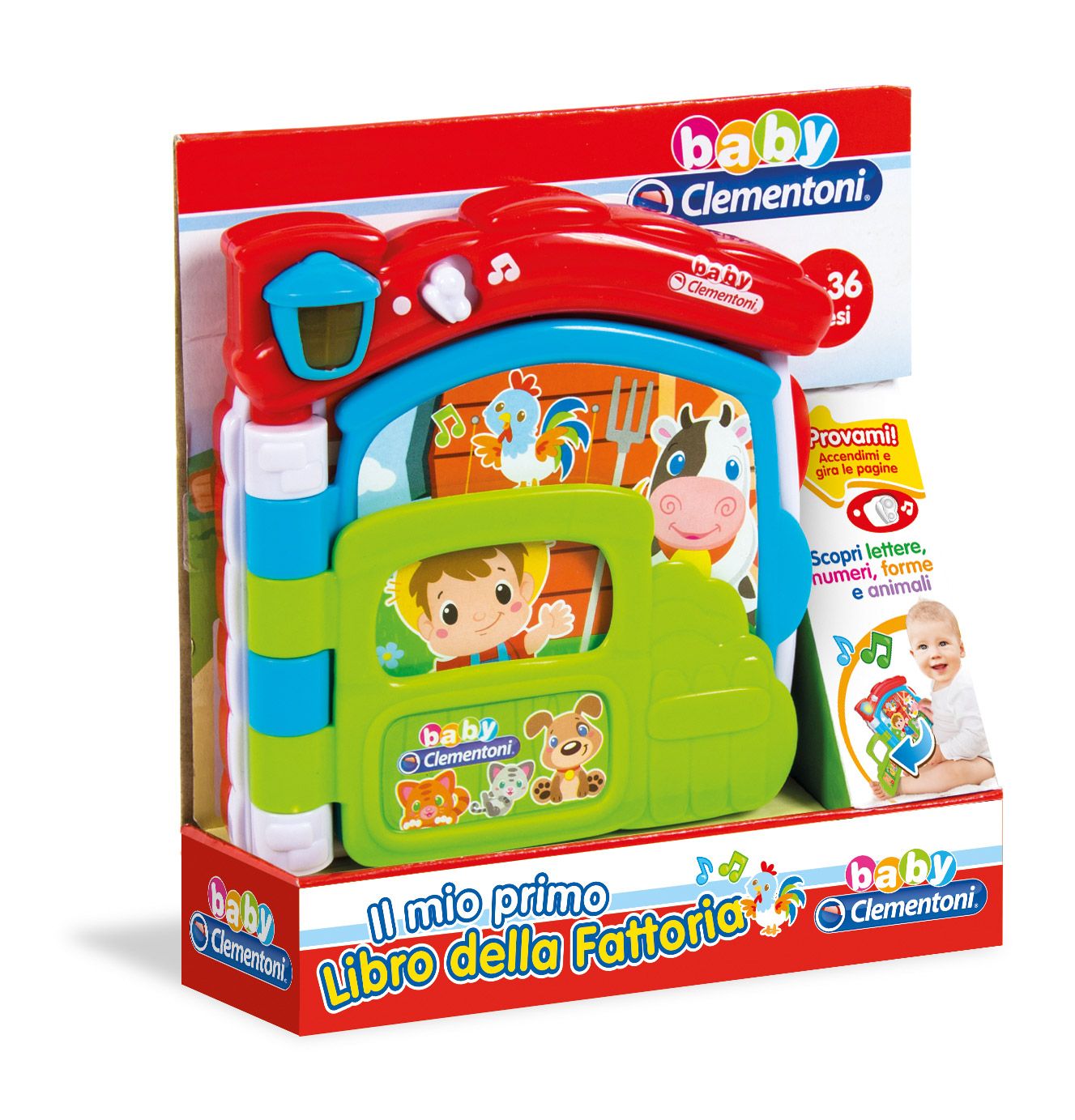 Clementoni - 17222 - il mio primo libro della fattoria - BABY CLEMENTONI
