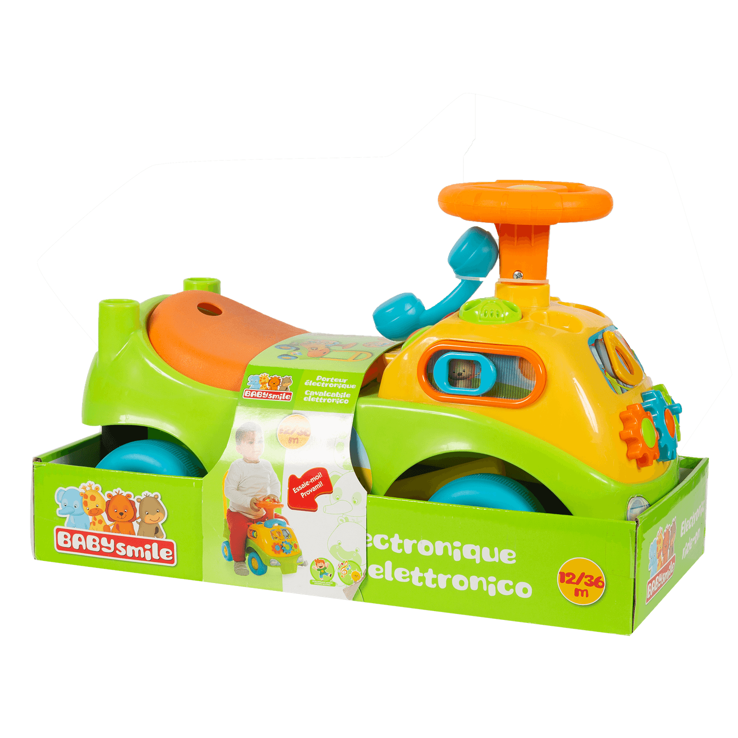 Cavalcabile elettronico (boy) - BABY SMILE