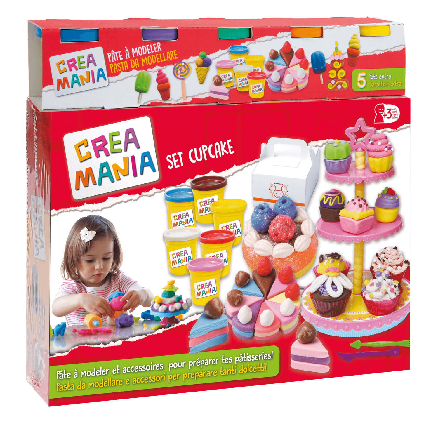 Cupcake set - pasta da modellare - CREA MANIA