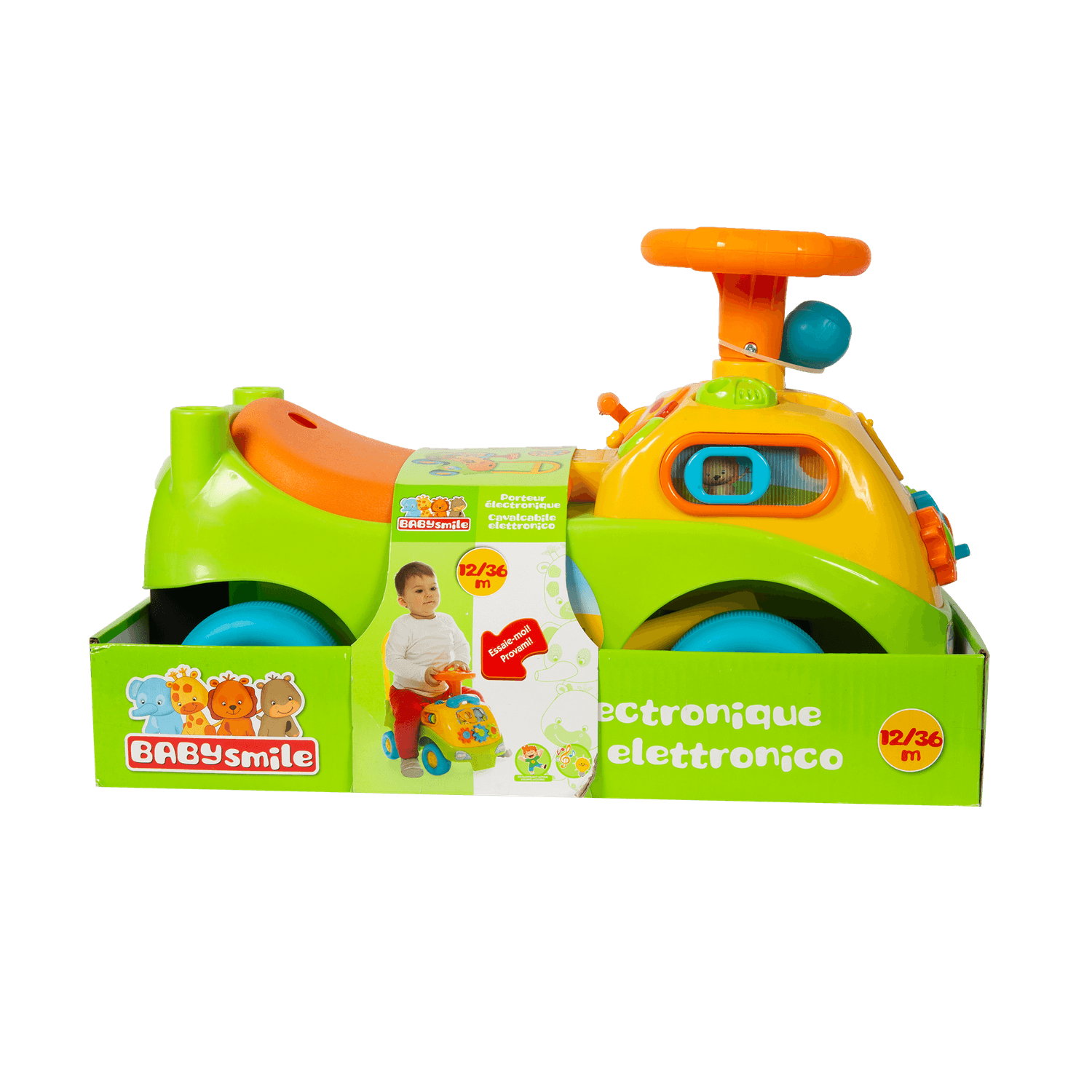 Cavalcabile elettronico (boy) - BABY SMILE