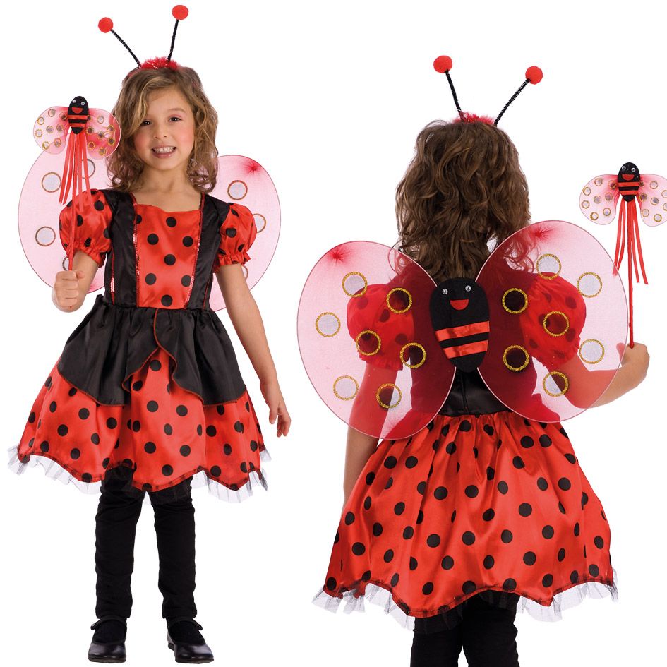 Set coccinella (ali, cerchietto e bacchetta) - 