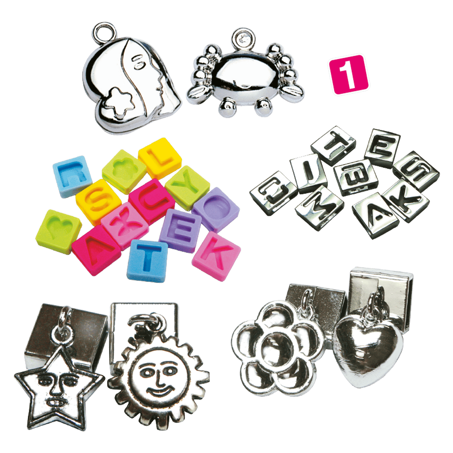 Creamania crea braccialetti lettere, numeri e decorazioni - CREA MANIA