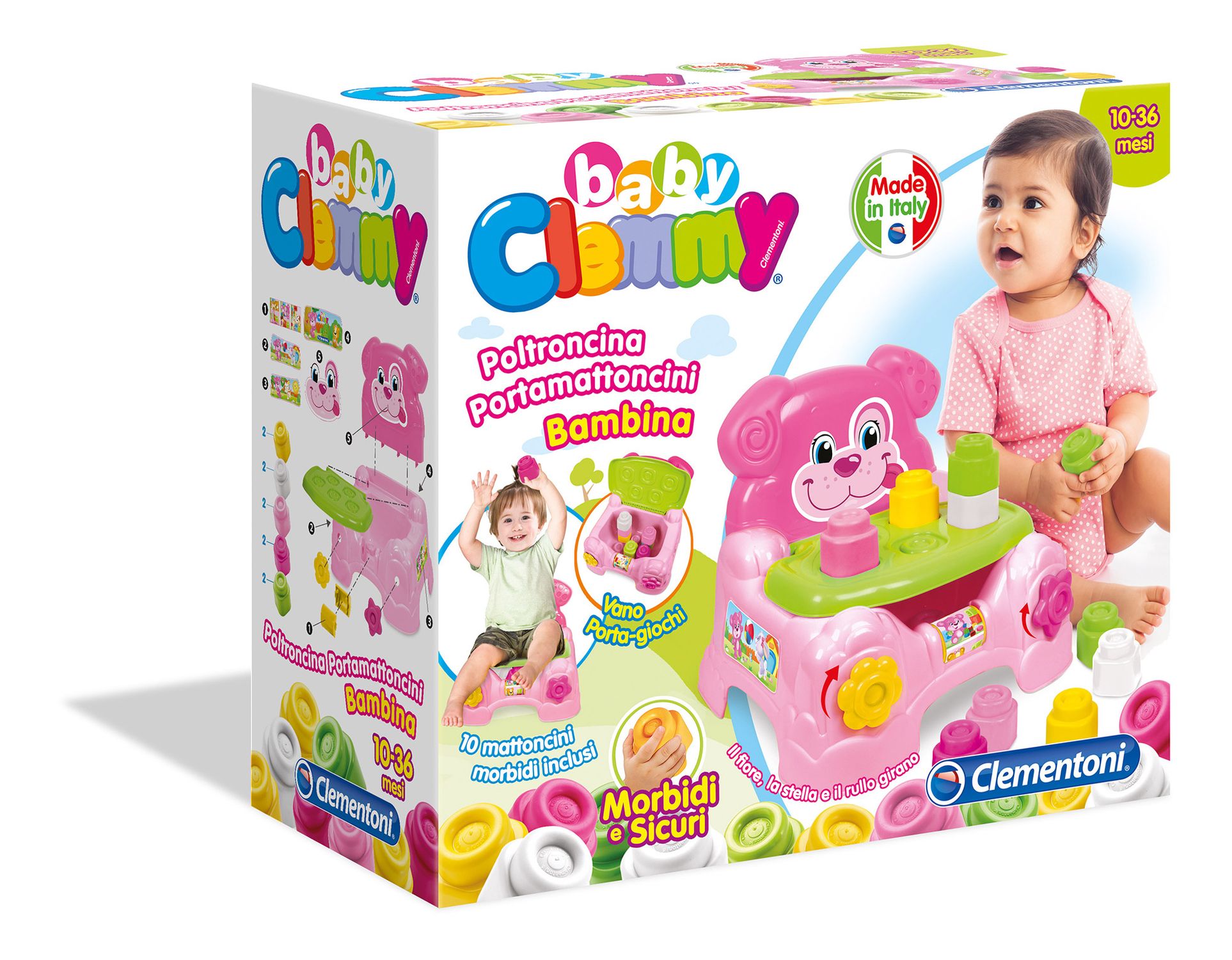 Clementoni - 17141 - clemmy poltroncina cagnolina - CLEMENTONI, CLEMMY