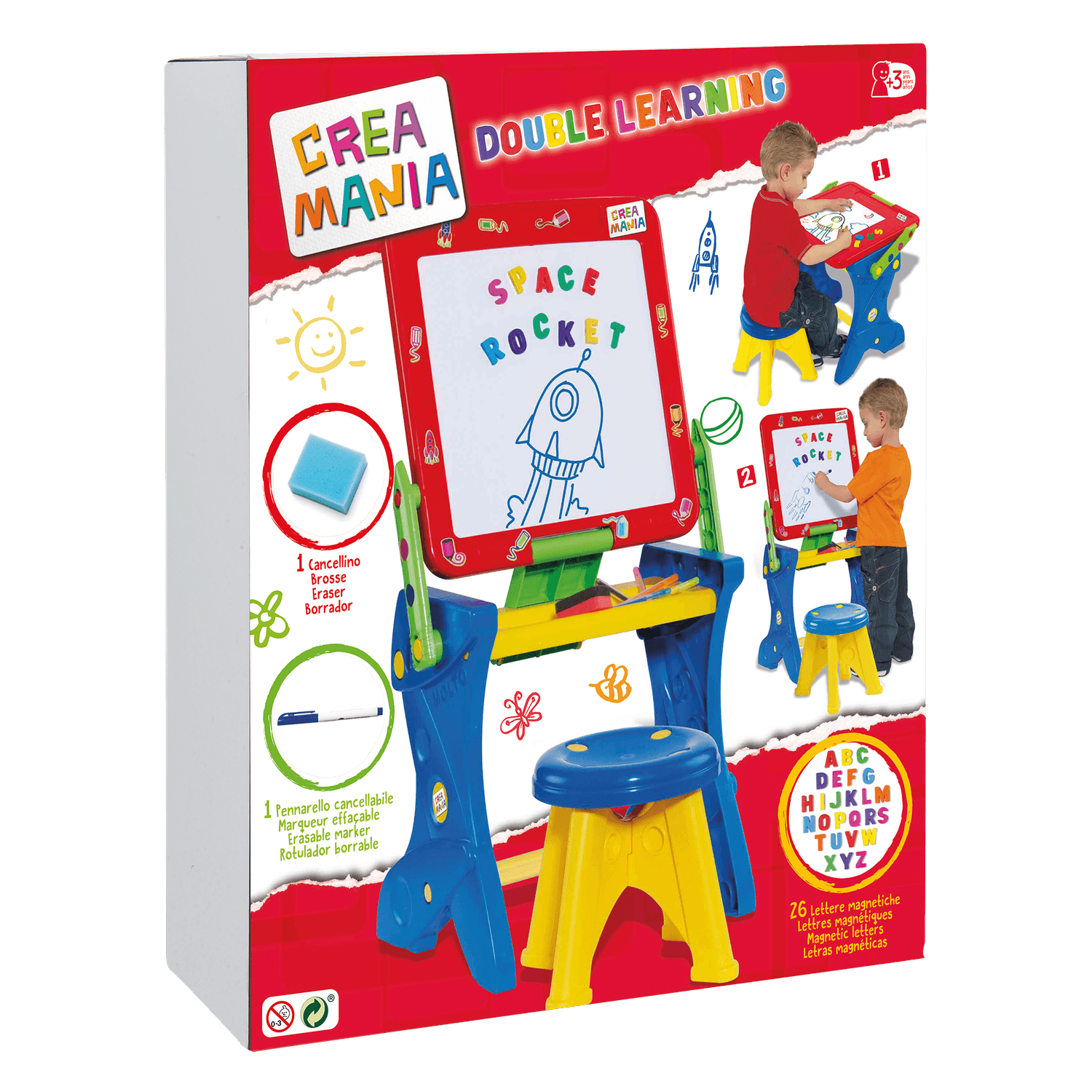 Lavagna - banco scuola 2 in 1 - CREA MANIA