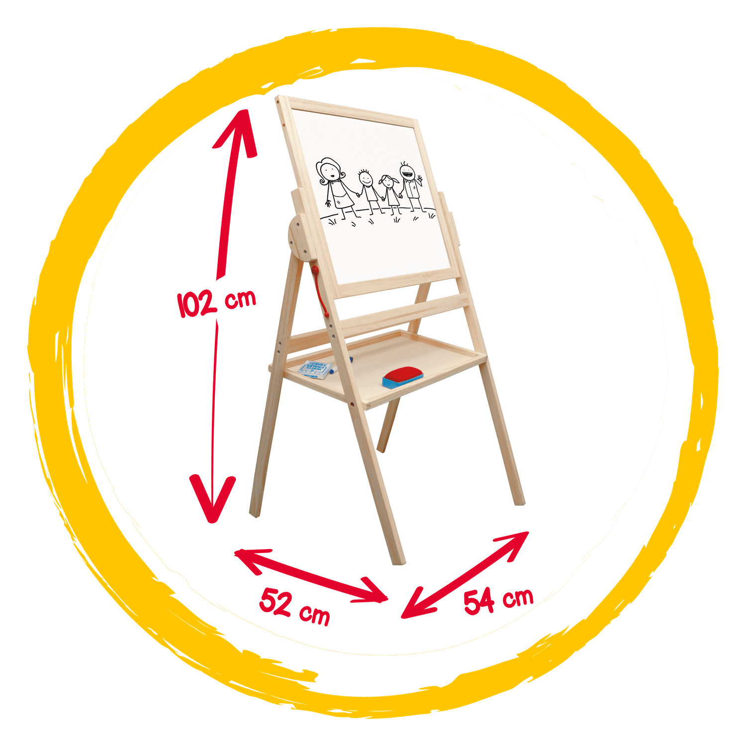Lavagna in legno - CREA MANIA