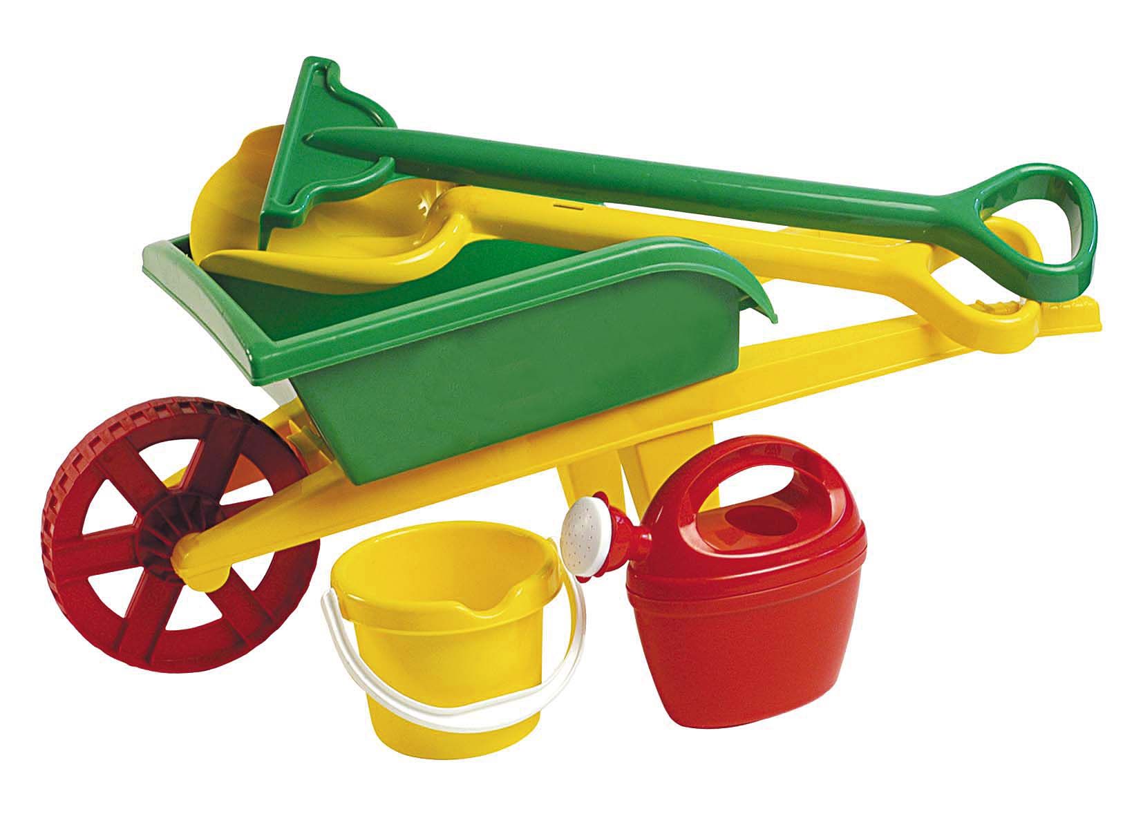 Carriola con set giardino - androni giocattoli - marche - 