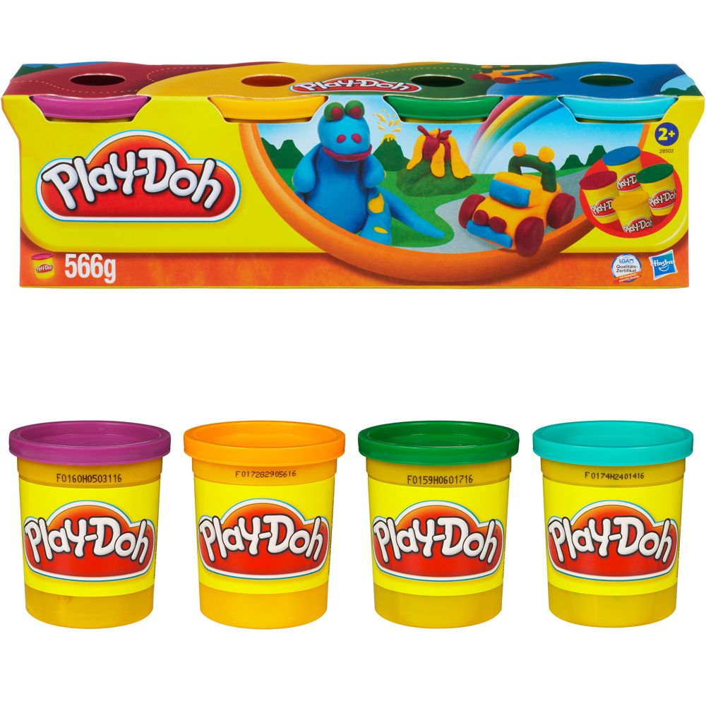 Playdoh 4 vasetti - PLAY-DOH