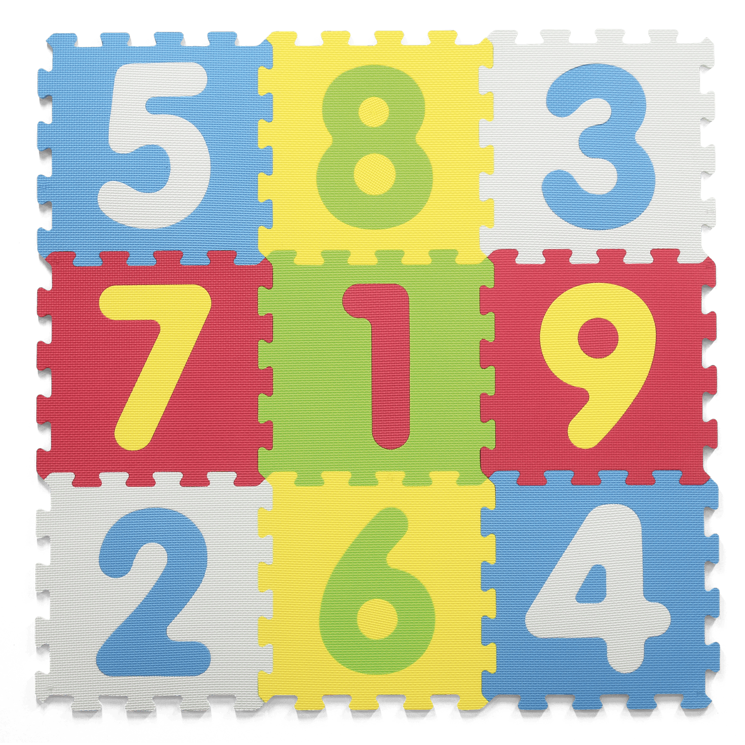Tappeto puzzle numeri 9pz - BABY SMILE