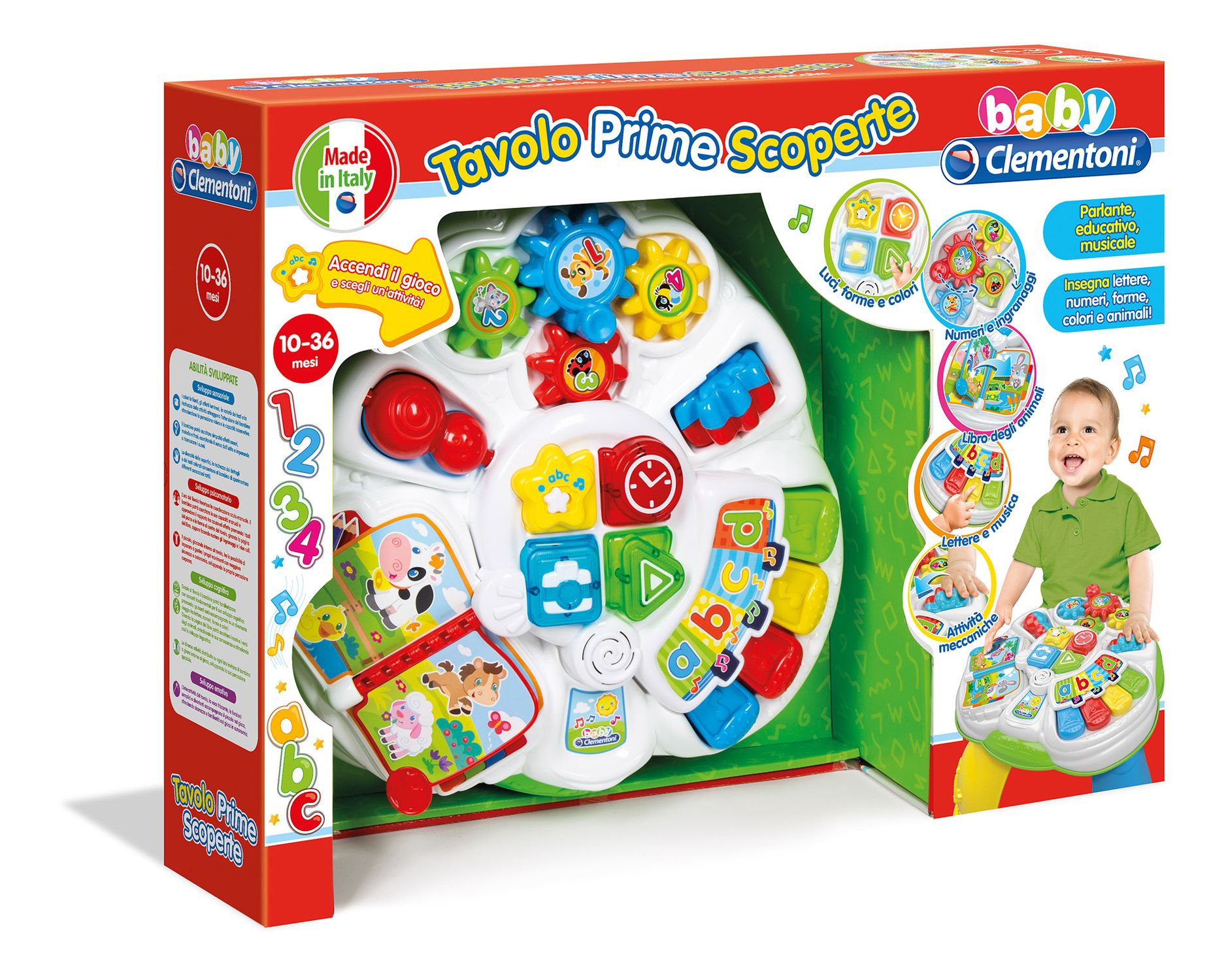 Tavolo prime scoperte - BABY CLEMENTONI