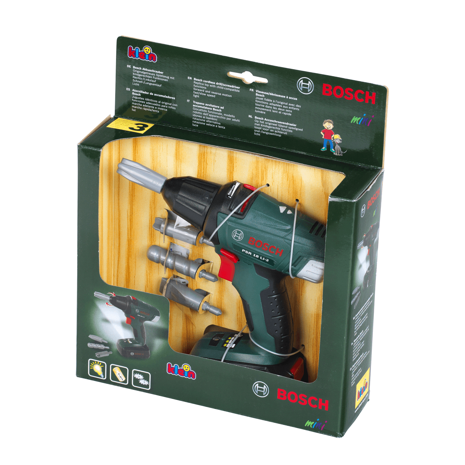 Trapano bosh con 3 punte - Bosh