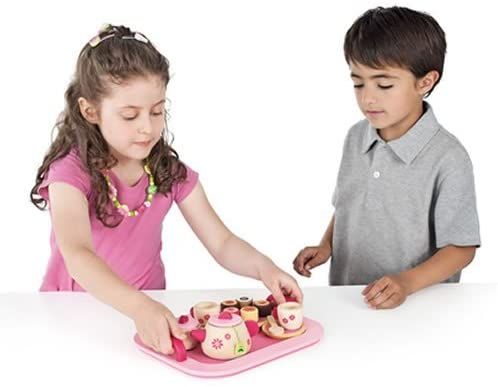 Vassoio da tè in legno - sevi - Trudi