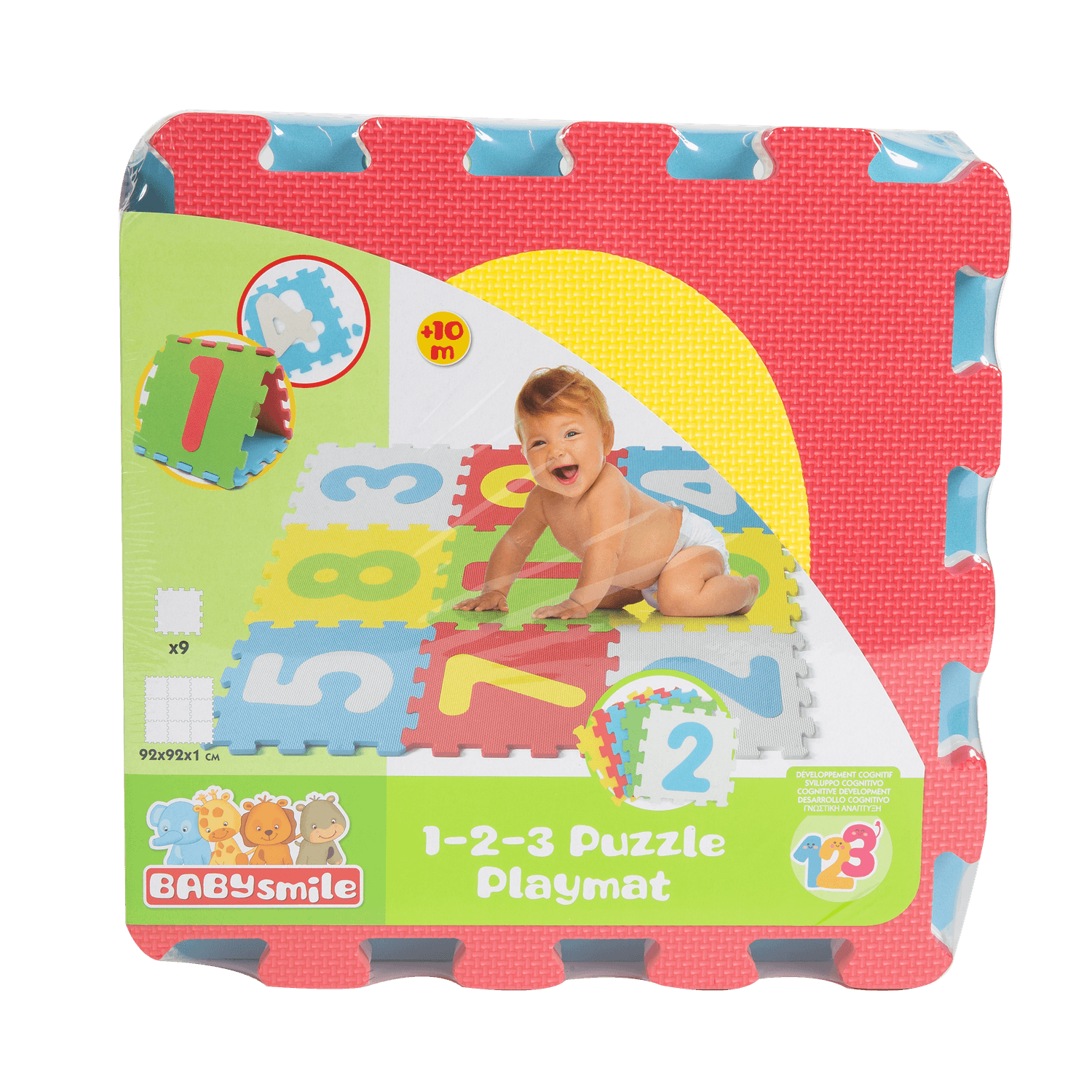 Tappeto puzzle numeri 9pz - BABY SMILE