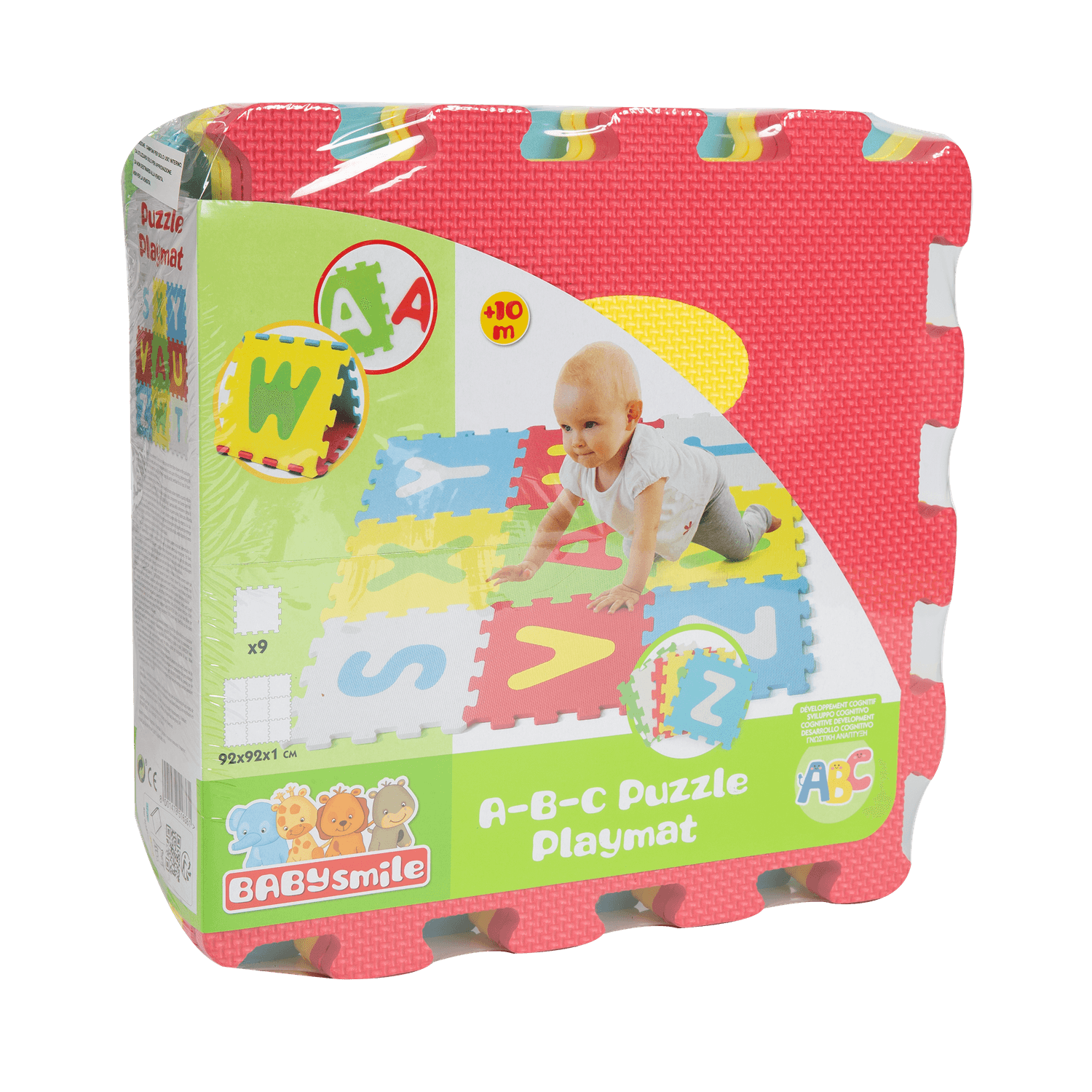 Tappeto puzzle lettere 9pz - BABY SMILE