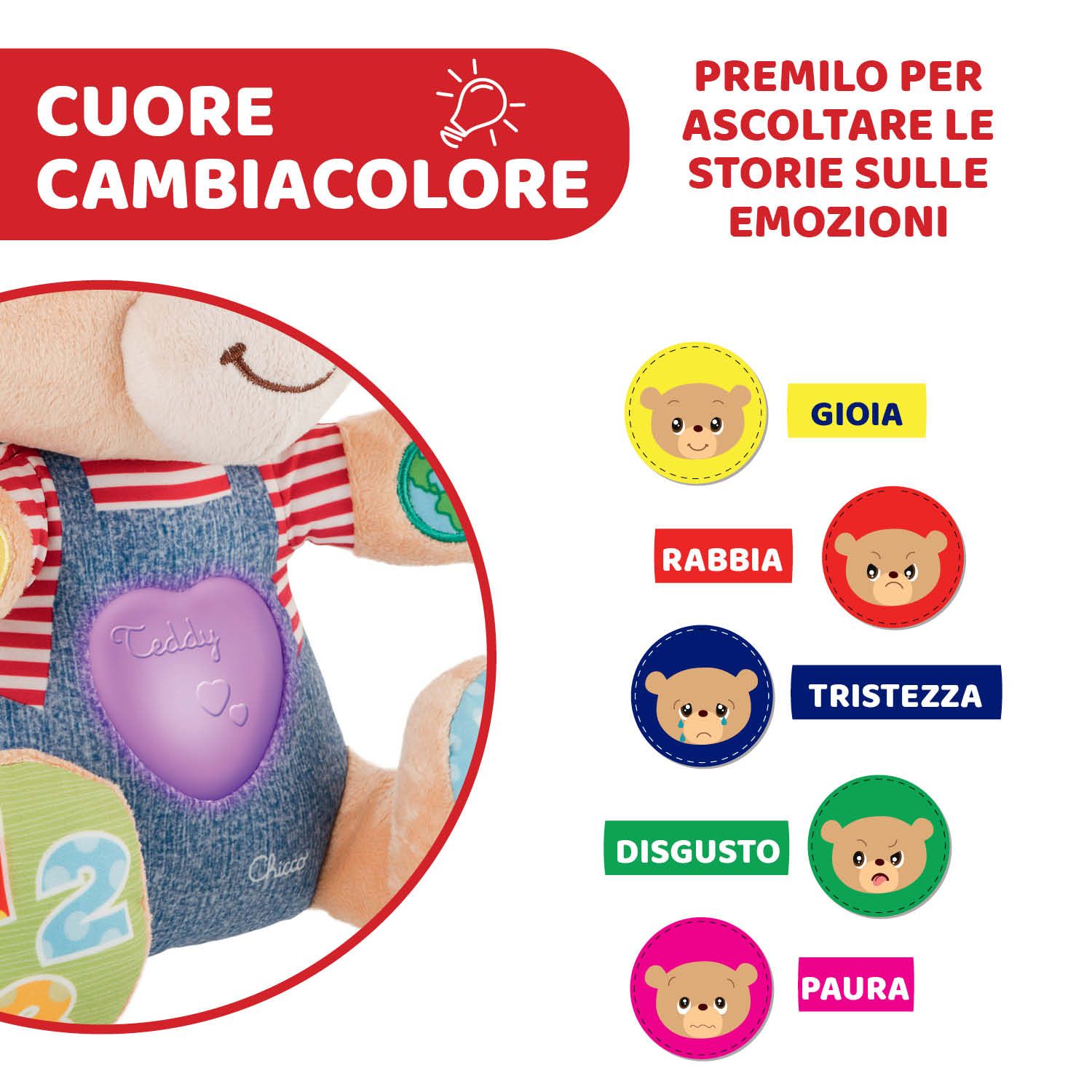 Teddy orso delle emozioni - Chicco