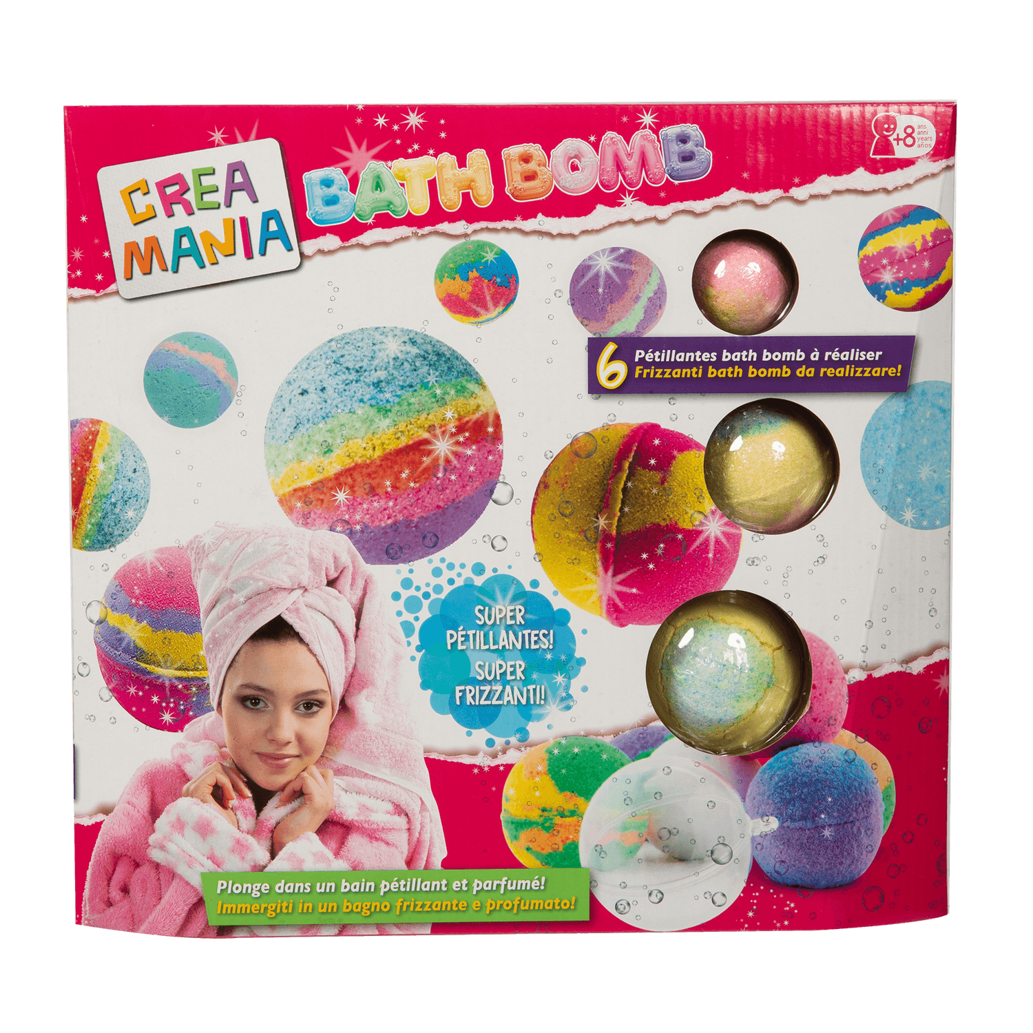 Set bath bomb - bombe da bagno effervescenti - CREA MANIA
