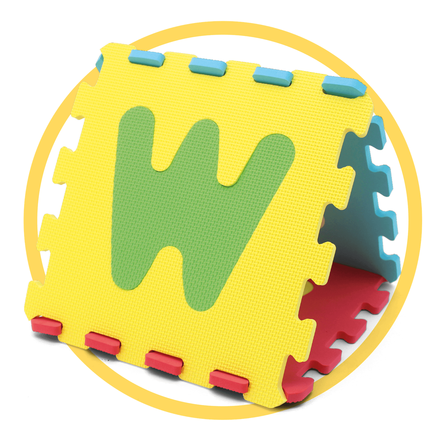 Tappeto puzzle lettere 9pz - BABY SMILE